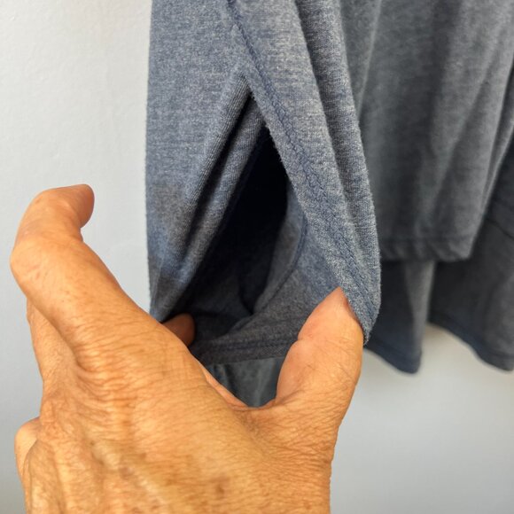 Free People Movement City Vibes Oversized Tee Top Blueberry Women’s Size XS - Picture 6 of 13